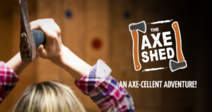 Ages 16+ can now participate in Axe Throwing